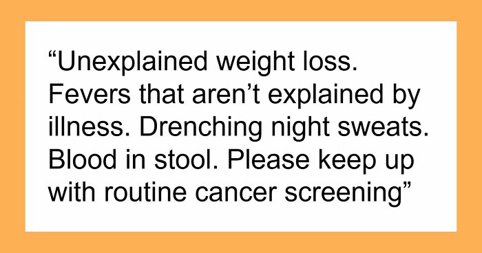 “Routine Cancer Screening”: 57 Medical Professionals Share Which Health Warning Signs Should Trouble You