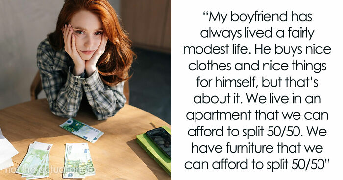 Wealthy BF Insists On 50/50 Split Despite GF Struggling, Writes Her A Check The Day She Leaves