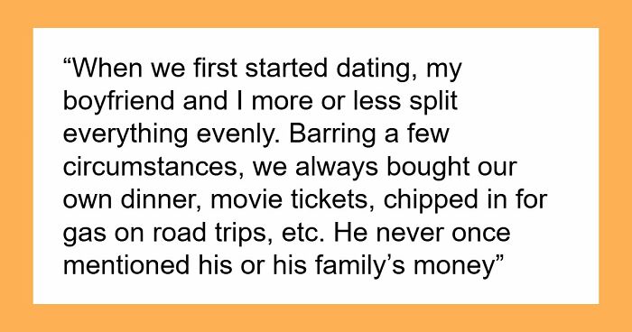 Wealthy BF Insists On 50/50 Split Despite GF Struggling, Writes Her A Check The Day She Leaves