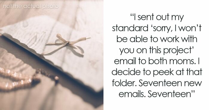Designer Chooses Sanity Over Paycheck After Dealing With Two Unhinged MILs, Finds Seventeen E-Mails Overnight
