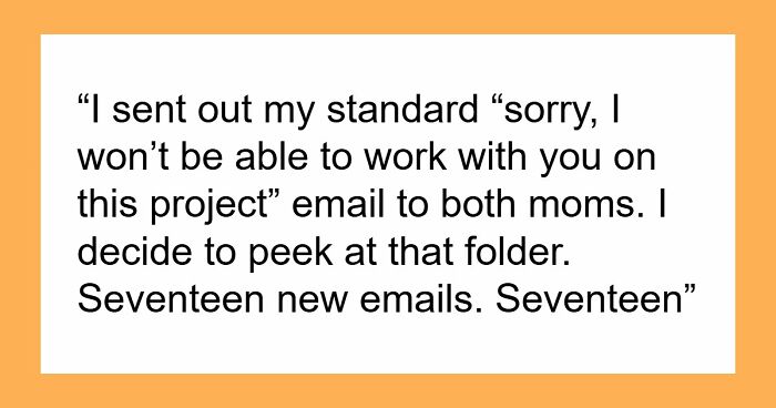Designer Chooses Sanity Over Paycheck After Dealing With Two Unhinged MILs, Finds Seventeen E-Mails Overnight
