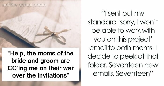 Designer Chooses Sanity Over Paycheck After Dealing With Two Unhinged MILs, Finds Seventeen E-Mails Overnight