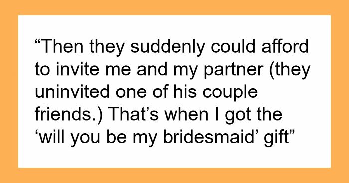 Couple’s Tacky Wedding Demands Spark Major Side-Eye Online