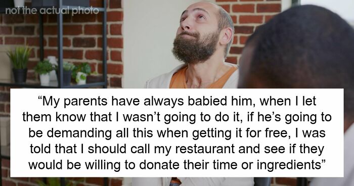 Broke Groom Wastes His Inheritance, Somehow Expects Chef Sis To Cater His Entire Wedding For Free