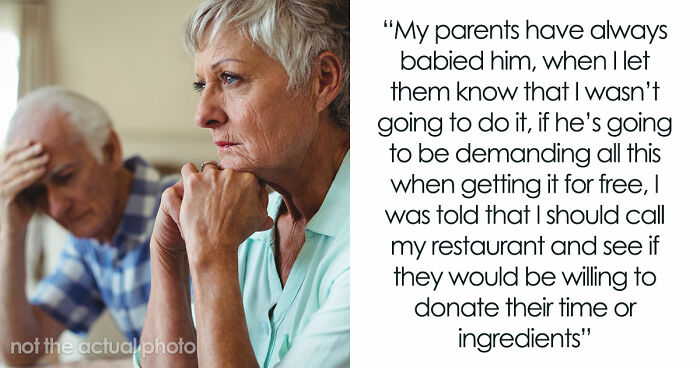 Broke Groom Wastes His Inheritance, Somehow Expects Chef Sis To Cater His Entire Wedding For Free