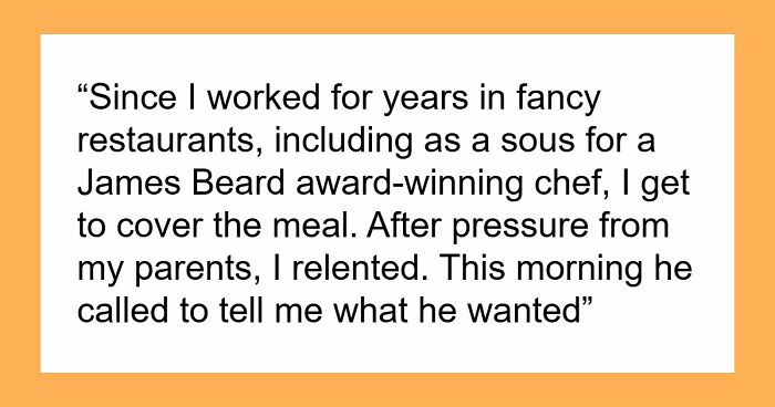 Broke Groom Wastes His Inheritance, Somehow Expects Chef Sis To Cater His Entire Wedding For Free