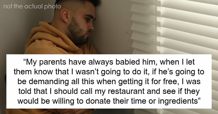 Broke Groom Wastes His Inheritance, Somehow Expects Chef Sis To Cater His Entire Wedding For Free