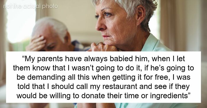 Broke Groom Wastes His Inheritance, Somehow Expects Chef Sis To Cater His Entire Wedding For Free