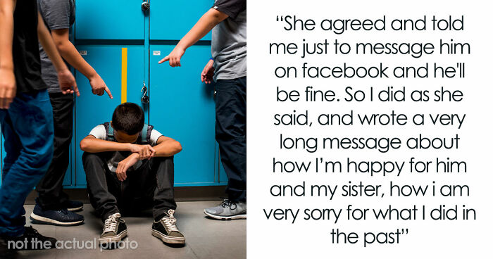 Guy Begs For Forgiveness For Bullying Sis’s BF In School, Ends Up With A Bruised Face And Single Sis