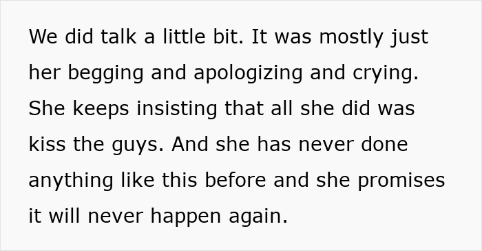 Guy Catches Fiancée Cheating On Him Red-Handed, She Defends Herself, Saying It Was "Just A Kiss" Guy Catches Fiancée Cheating On Him Red-Handed, She Defends Herself, Saying It Was "Just A Kiss"