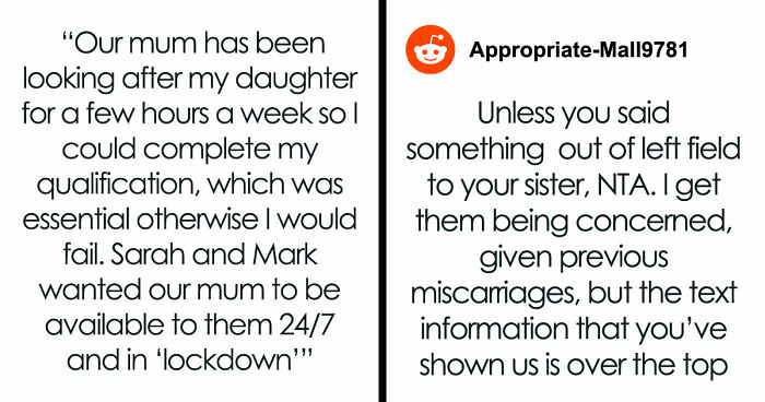 Mom Helps Out Daughter And Grandkid After Dog Attack, Sis Starts A Feud As She Wanted The Free Help