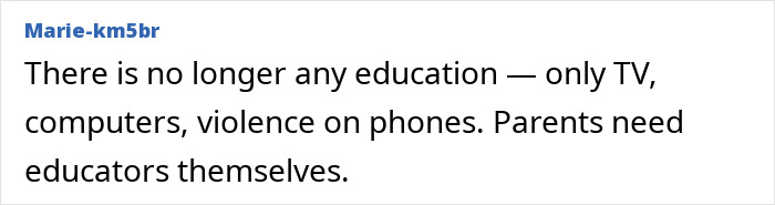 Comment on lack of education and violence related to the chilling discovery in France