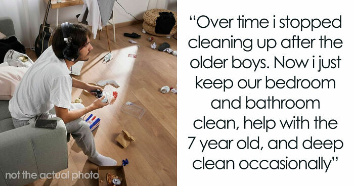 BF Treats GF Like Live-In Cleaning Staff For His Messy Sons, Shocked When She Quits The “Job”