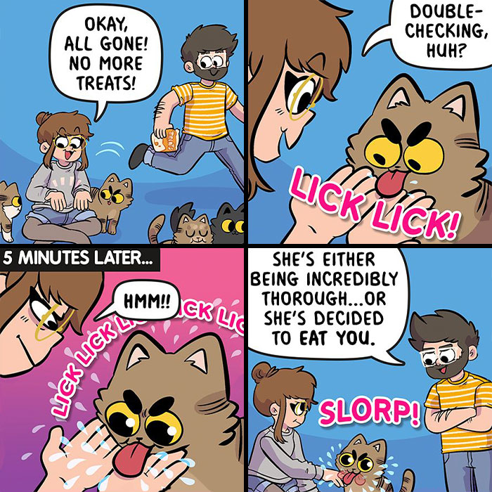 Love And Cats: 50 Hilariously Relatable Comics By Sarah Graley, Inspired By Real-Life Moments (New Pics)