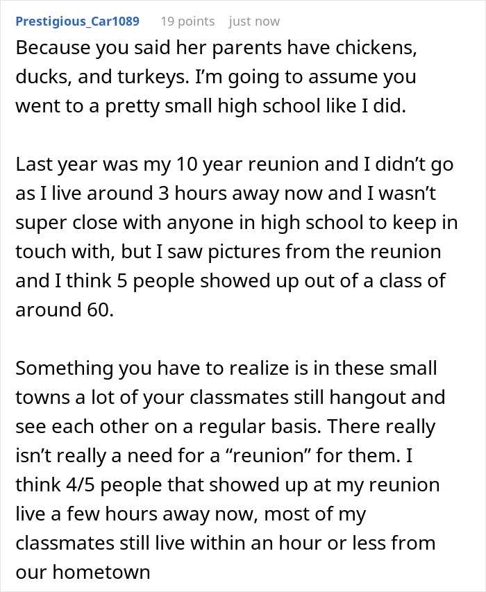 Woman Spends 13 Hours On The Road For Class Reunion, Can't Believe People's Audacity When She Gets There