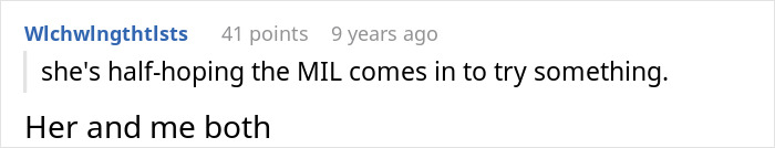 Comment noting hope that MIL intervenes in the wedding cake dispute Comment noting hope that MIL intervenes in the wedding cake dispute