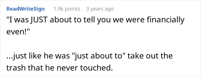 Guy Treats GF As A Free Maid And Won't Pay Rent As He "Funded" The Relationship Before Guy Treats GF As A Free Maid And Won't Pay Rent As He "Funded" The Relationship Before