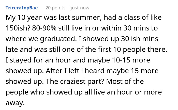 Woman Spends 13 Hours On The Road For Class Reunion, Can't Believe People's Audacity When She Gets There
