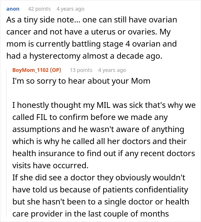 Reddit discussion about a MIL who disowns grandchild over circumcision, then wants to adopt him.