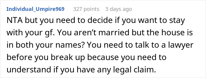 Guy Gives GF An Ultimatum After Getting Fed Up With Her Freeloading Brother Who Refuses To Be An Actual Adult