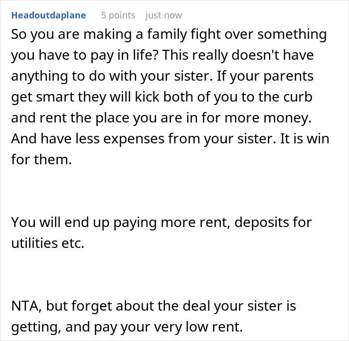 Parents Only Ask One Of Their Kids For Rent, Can’t Believe The Reaction: "Not My Problem To Solve" Parents Only Ask One Of Their Kids For Rent, Can’t Believe The Reaction: "Not My Problem To Solve"