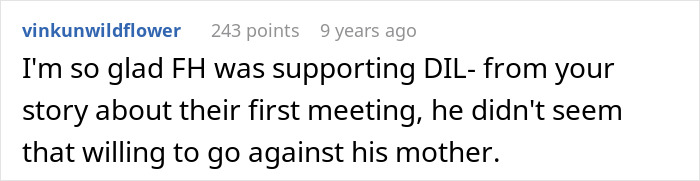 Comment appreciating son's support for daughter-in-law amid wedding cake dispute Comment appreciating son's support for daughter-in-law amid wedding cake dispute