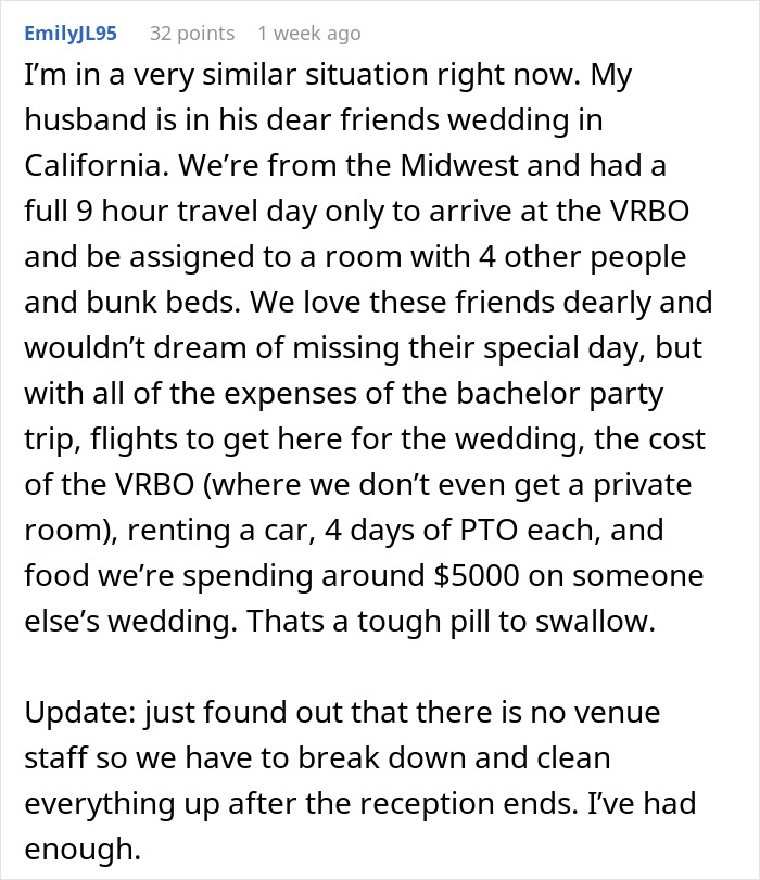 Couple&rsquo;s Tacky Wedding Demands Spark Major Side-Eye Online