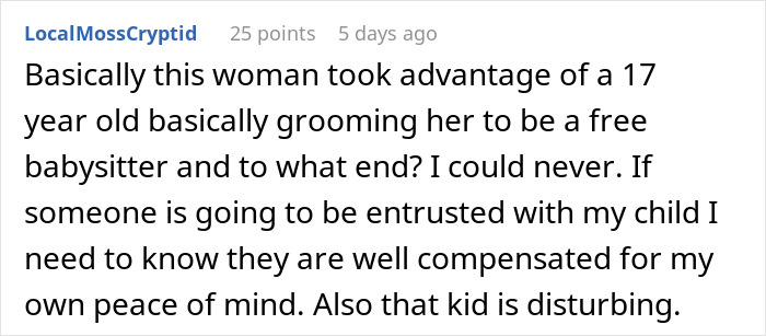 9YO Hurts Babysitter's Fish And Mom Dismisses It, Babysitter Cuts Her Off And Suggests Therapy