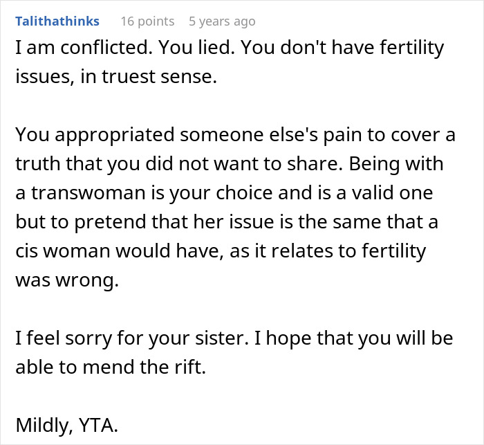 Comment on appropriating fertility issues to hide truth Comment on appropriating fertility issues to hide truth