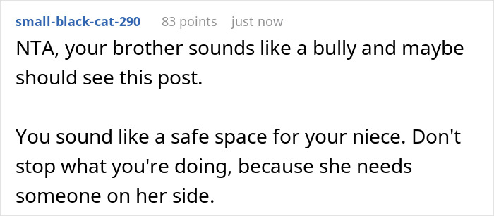 Woman Secretly Buys Niece Food After Brother&rsquo;s Sexist And Fatphobic Comment, He Loses It