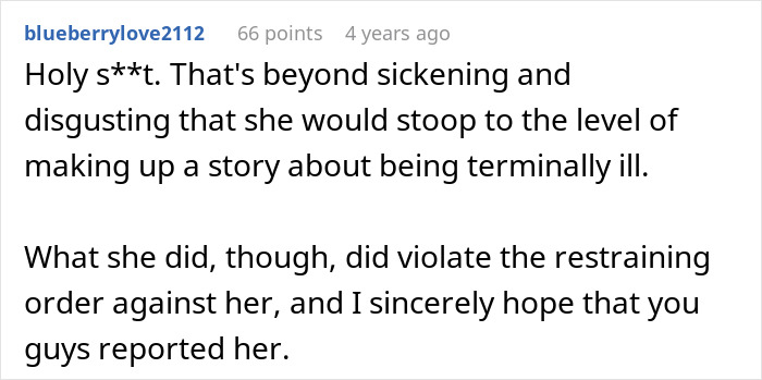 A Reddit comment on a post about an unhinged MIL and grandchild circumcision, calling her actions sickening and disgusting.