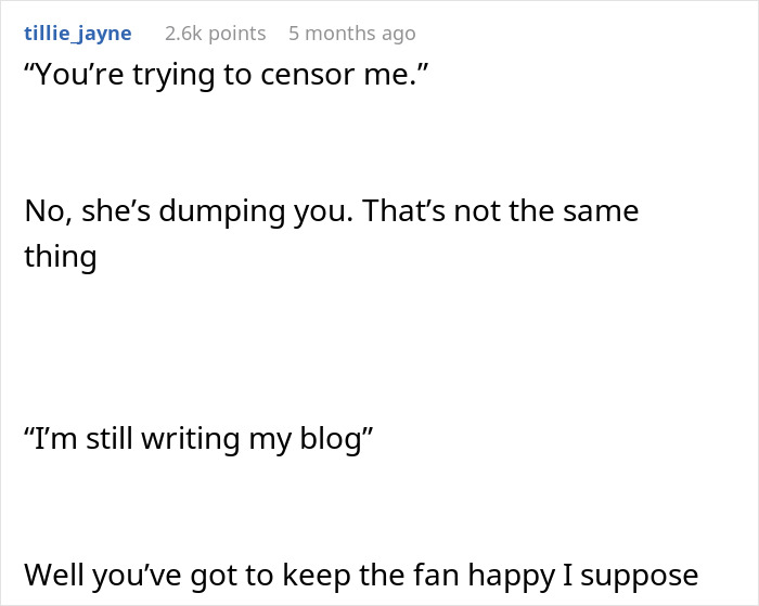 Guy Has The Nerve To Mock GF's Family Business In His Blog For 15 Followers, Ends Up Getting Dumped