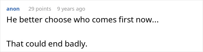Comment warning about choosing priorities in wedding cake obsession Comment warning about choosing priorities in wedding cake obsession