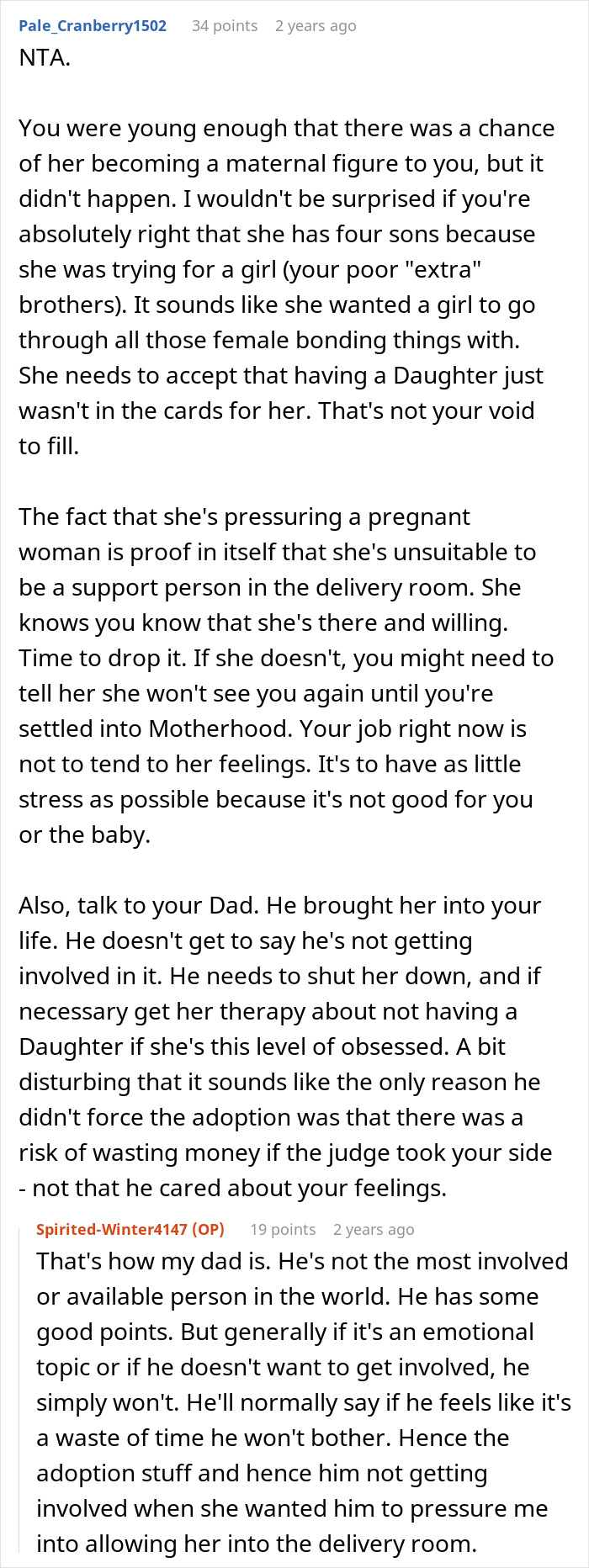 Stepmom Treats Stepdaughter’s Labor Like A Premiere, Mad As She’s Shut Down Before Opening Night Stepmom Treats Stepdaughter’s Labor Like A Premiere, Mad As She’s Shut Down Before Opening Night