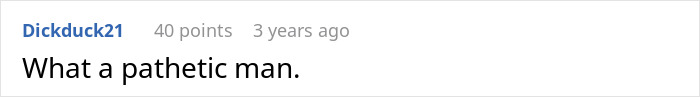 A user comment reads, "What a pathetic man." This relates to the story of a guy who leaves his wife and kids.