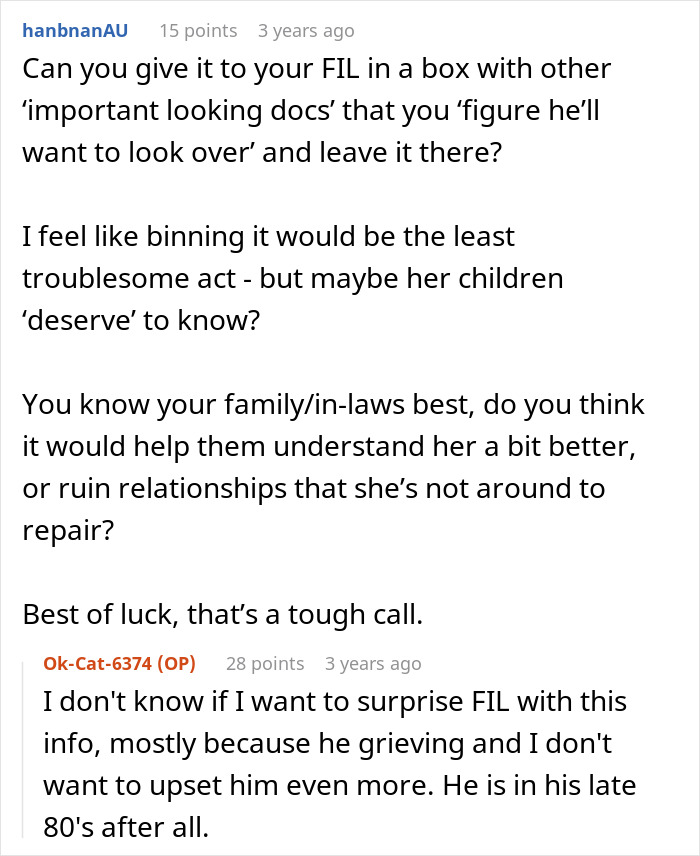 &ldquo;Stuck With MIL's Darkest Secret&rdquo;: Woman Goes Through Late MIL&rsquo;s Stuff, Finds Out Something She Shouldn&rsquo;t Have