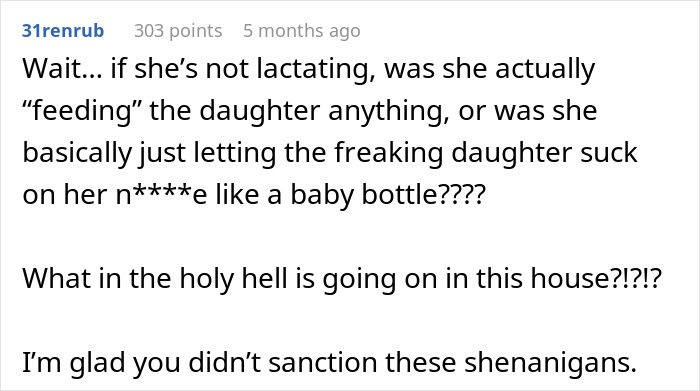 Woman Breastfeeds 8YO At Stepson's House, Gets Mad As They Are Utterly Disgusted With Her Woman Breastfeeds 8YO At Stepson's House, Gets Mad As They Are Utterly Disgusted With Her