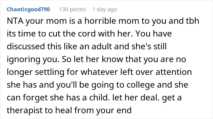 Teen Tired Of Being Second Choice Tells Mom To Skip Her Graduation And Go To Stepdaughter&rsquo;s