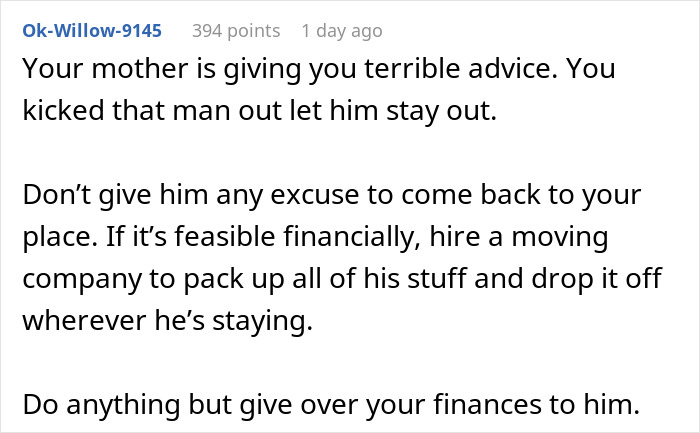 Advice on cutting ties financially in woman making a satisfying decision concerning fianc&eacute; with debt
