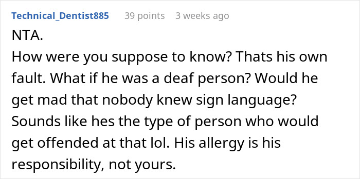 Potluck Dinner Gets Awkward After Dude Gets Mad Nobody Knew About His Food Allergy