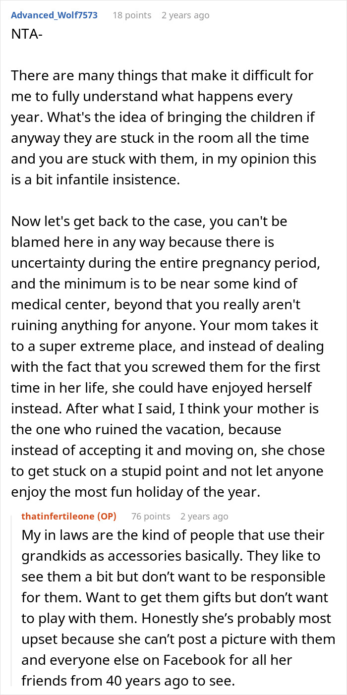 Opinion on pregnancy stress and family dynamics ruining vacation experience Opinion on pregnancy stress and family dynamics ruining vacation experience