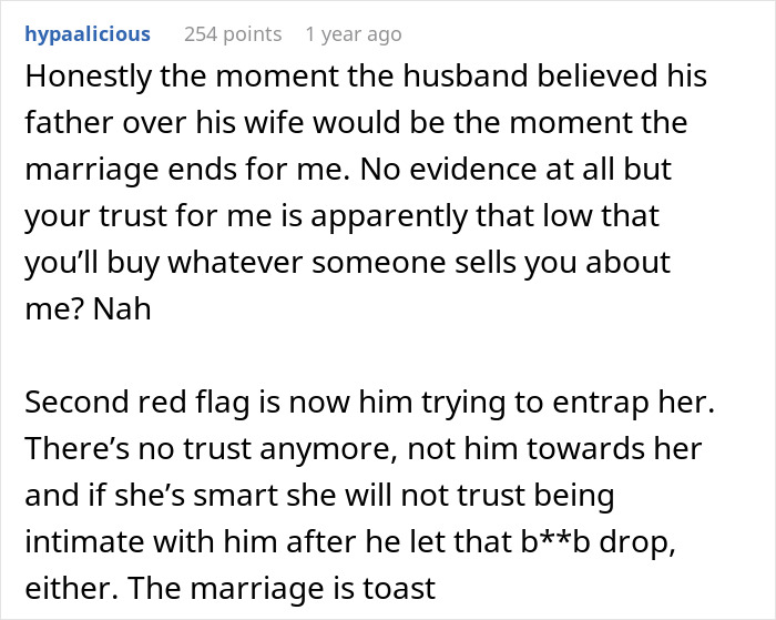 Guy Believes Dad's Lies About His Wife's Affair, Then Suddenly Flips And Wants To Baby-Trap Her