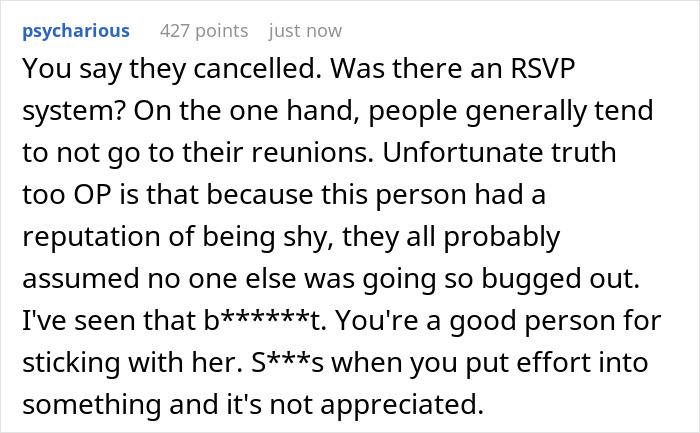 Woman Spends 13 Hours On The Road For Class Reunion, Can't Believe People's Audacity When She Gets There