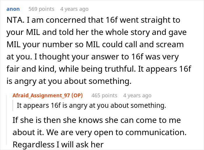 Woman Says 16YO Can Call Stepmom 'Mom' Even If She's Not OK With It, Ex-MIL Goes Ballistic On Her Woman Says 16YO Can Call Stepmom 'Mom' Even If She's Not OK With It, Ex-MIL Goes Ballistic On Her