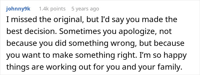 Comment praising decision about adoption and making things right Comment praising decision about adoption and making things right