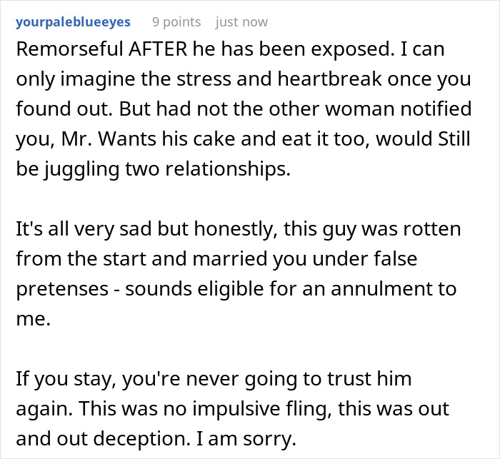 Mistress Exposes Guy's 2.5-Year-Long Affair, Postpartum Wife Severely Traumatized By The Truth