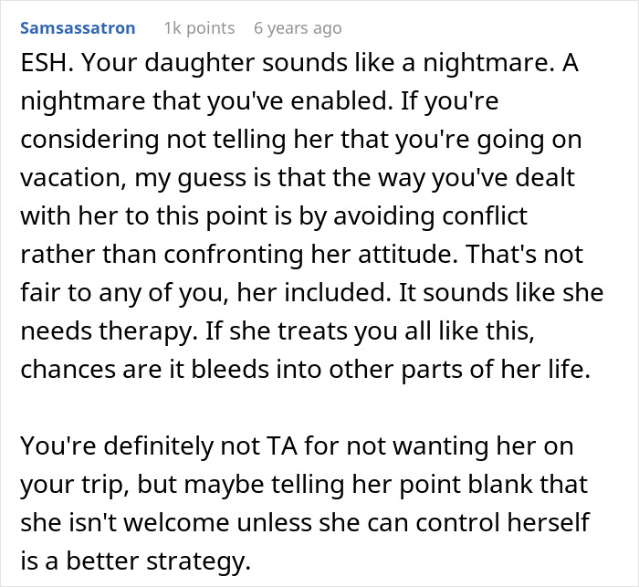Mom Decides Fam Holiday Shouldn’t Feel Like A Drama Show, Quietly Excludes Explosive Daughter From It Mom Decides Fam Holiday Shouldn’t Feel Like A Drama Show, Quietly Excludes Explosive Daughter From It