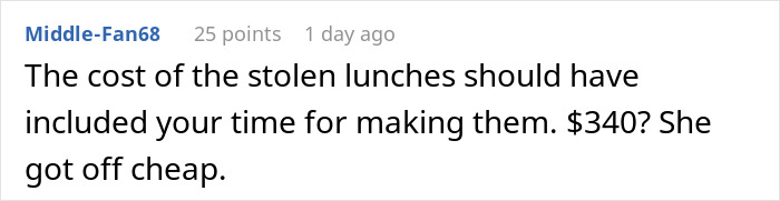 Person's Lunch Keeps Disappearing, They Finally Find Out Why: "You Should Take It As A Compliment" Person's Lunch Keeps Disappearing, They Finally Find Out Why: "You Should Take It As A Compliment"