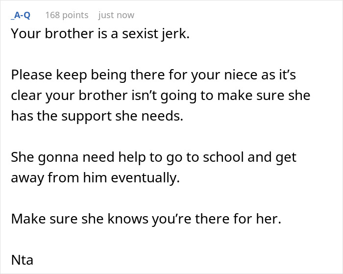Woman Secretly Buys Niece Food After Brother&rsquo;s Sexist And Fatphobic Comment, He Loses It
