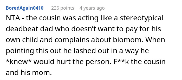 Teen Claps Back After Cousin Makes Fun Of Him At Dinner, Leaving Everyone Awkwardly Silent